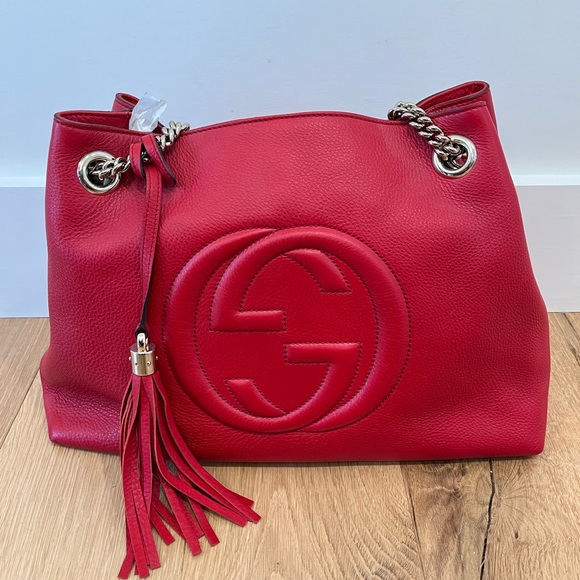 Gucci medium soho handbag red - Picture 1 of 11